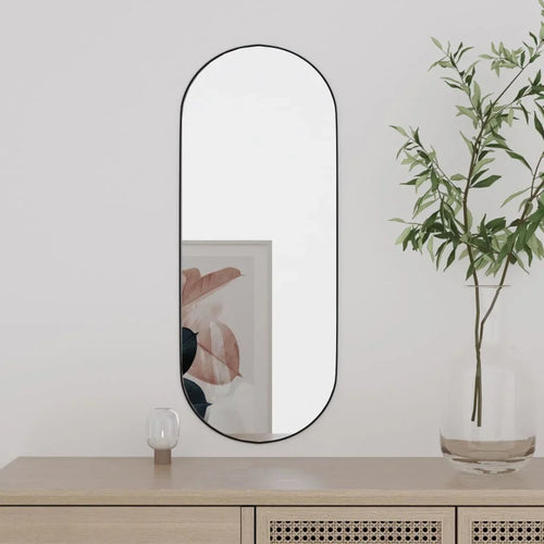 miroir mural ovale en verre pour décoration intérieure - vue 2 sur 6
