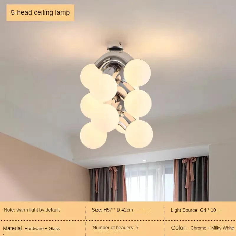 Creative minimalist retro chandelier for modern decor - vue 12 sur 14