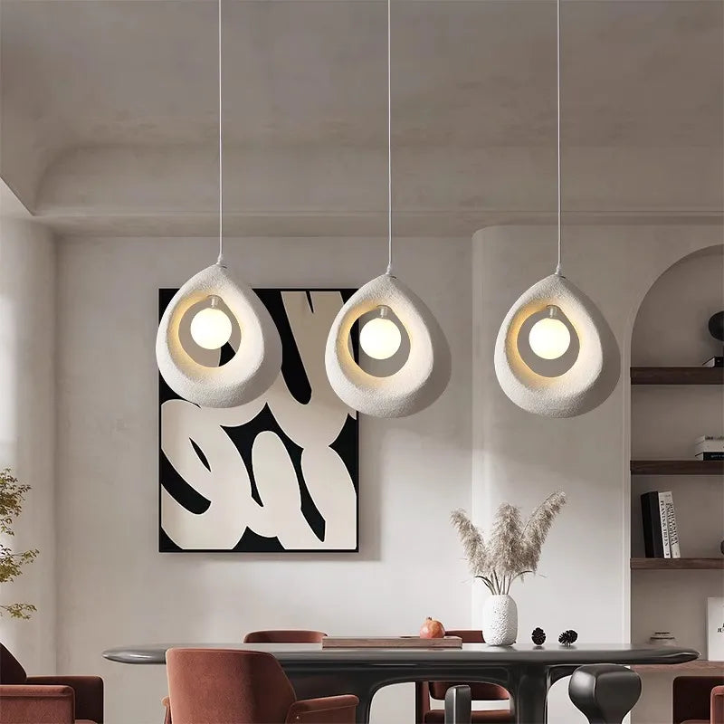 Nordique Wabi Sabi suspension LED lumières salle à manger salon Bar Loft chambre minimalisme suspendre lampes décor à la maison éclairage intérieur lampe - vue 2 sur 30
