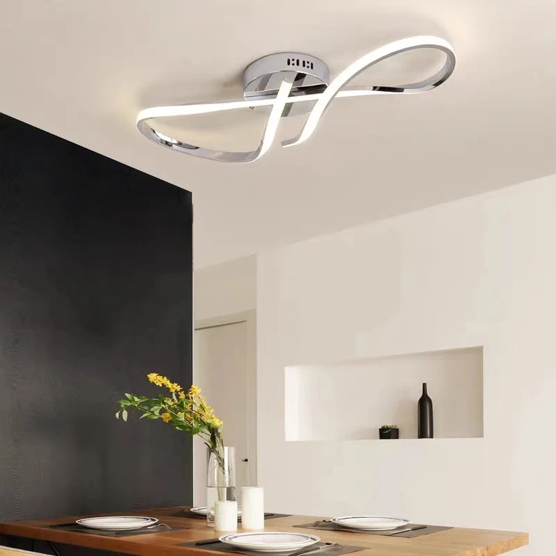 Plafonnier moderne à LEDs lumières pour salon chambre plafonnier étude cuisine intérieur décoration de la maison