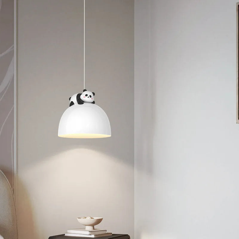 lustre mignon pour chambre d'enfant avec nœud lapin - vue 6 sur 12