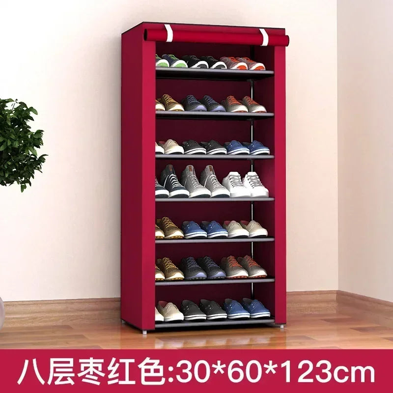 étagère à chaussures multicouche économique et pratique anti-poussière - vue 14 sur 16