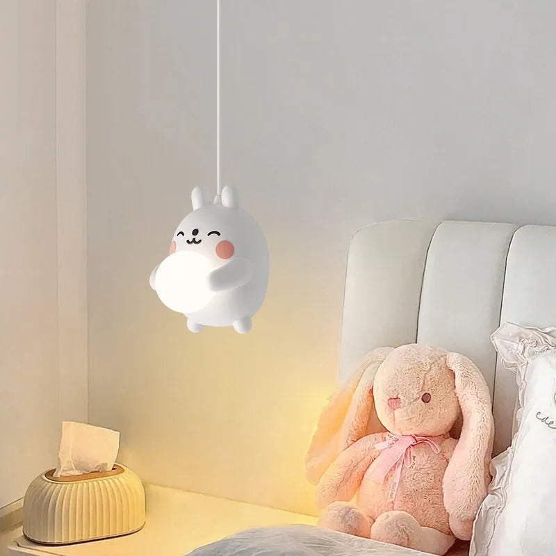 suspension dessin animé animal lapin ours pour enfants soins oculaires - vue 2 sur 7