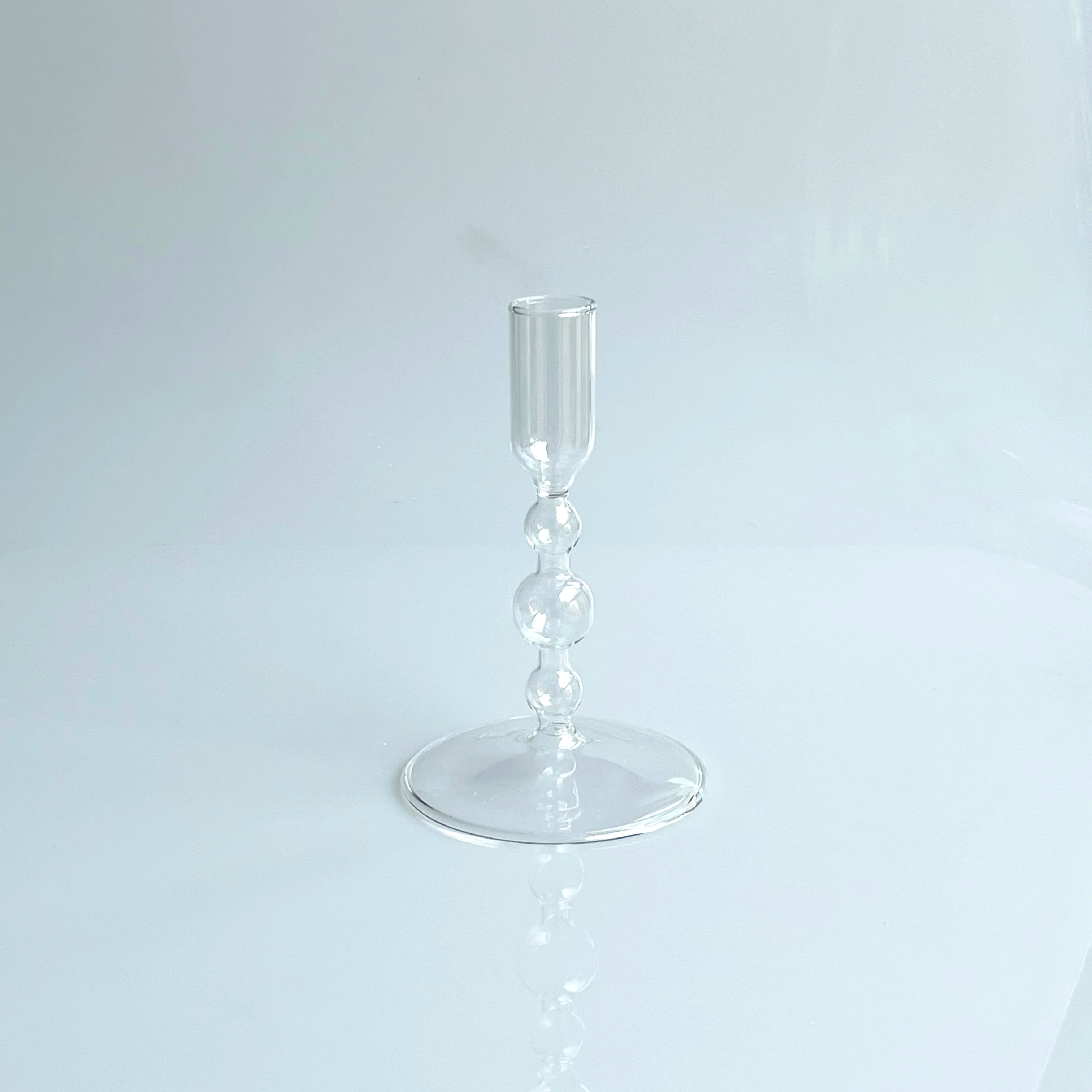 bougeoir en verre pour décoration intérieure créative et élégante - vue 16 sur 18