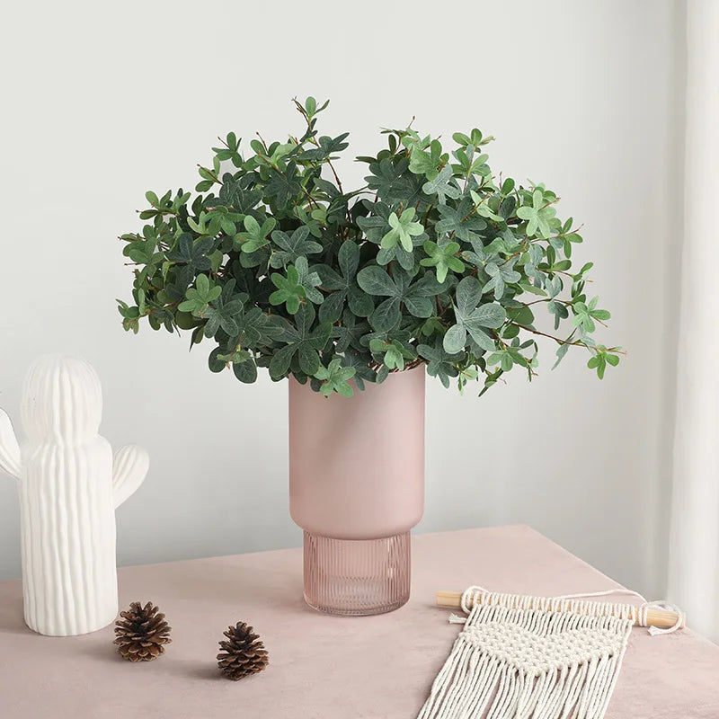 plante verte artificielle suspendue cloche bouquet décoratif pour fête - vue 3 sur 8