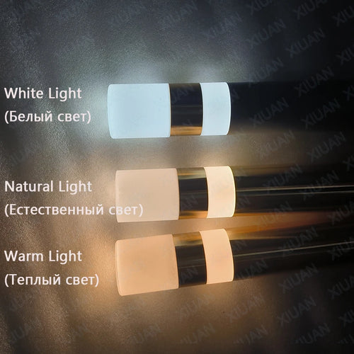 suspension LED en or art moderne long câble