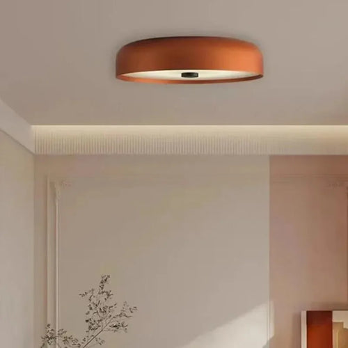 Plafonnier LED nordique Orange/noir/blanc - vue 3 sur 9