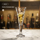 Verre cocktail cristal sans plomb style retro luxueux