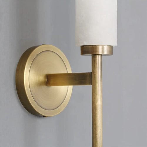 Applique murale LED en marbre naturel