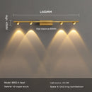 Minimalist nordic copper wall light for elegant interiors