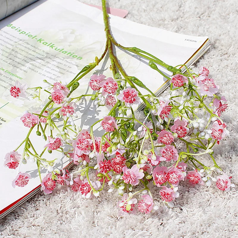 gypsophile fleurs artificielles pour mariage décoration florale 2024 - vue 11 sur 12
