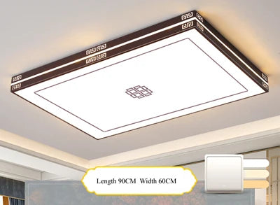 lustre rectangulaire à led pour éclairage intérieur moderne - vue 8 sur 14