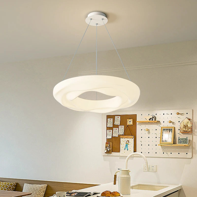 lustres style crème à spectre complet lampes créatives protection des yeux - vue 6 sur 12