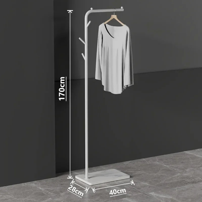 porte-vêtements nordique léger et moderne pour rangement élégant