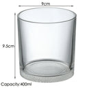 lot 4 verres whisky relief vintage epais resistants