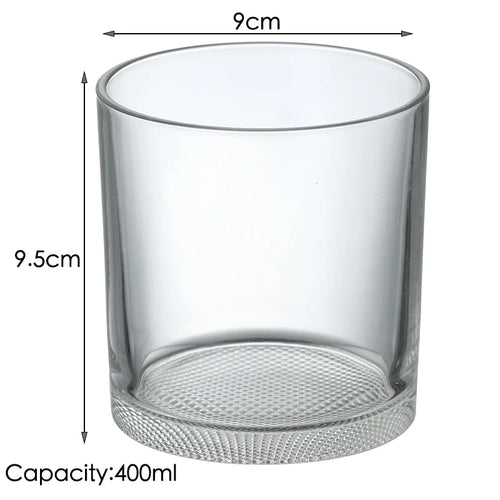 Lot 4 verres whisky style old fashioned relief