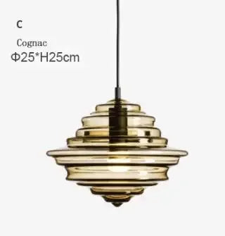 lustre nordique en verre pour un éclairage décoratif élégant - vue 9 sur 15