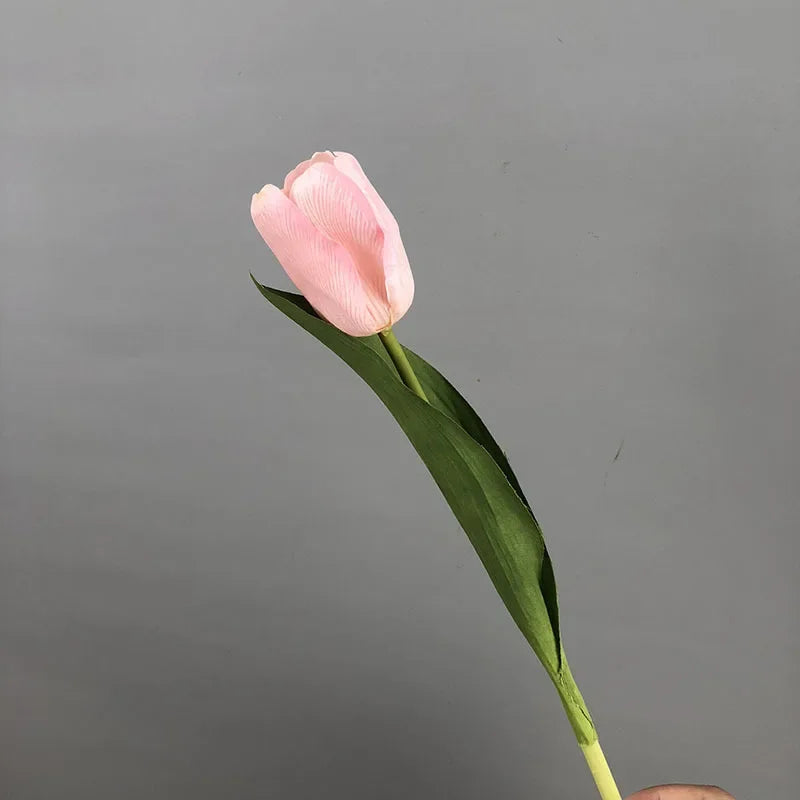 Set of 5 artificial tulips for realistic decoration - vue 11 sur 11