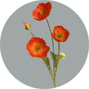 fleurs artificielles coquelicots en soie pour décorations et bouquets