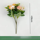 bouquet de roses artificielles en soie pour décoration intérieure