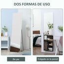 HOMCOM full body floor mirror 45x37x158,5 cm for living room bedroom
