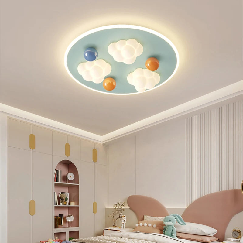 plafonnier moderne pour chambre d'enfant ciel nuage créatif et chaleureux - vue 6 sur 10