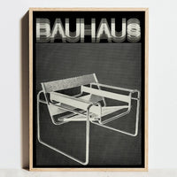 Geometric Bauhaus posters minimalist abstract modern wall art decor