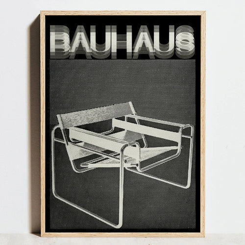 Geometric Bauhaus posters minimalist abstract modern wall art decor