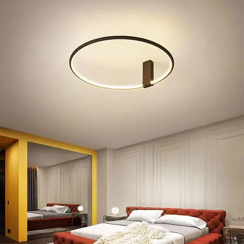 Plafond moderne à LEDs lumière pour chambre salon salle à manger étude rotatif Lustre décoration de la maison luminaire Lustre - vue 2 sur 22