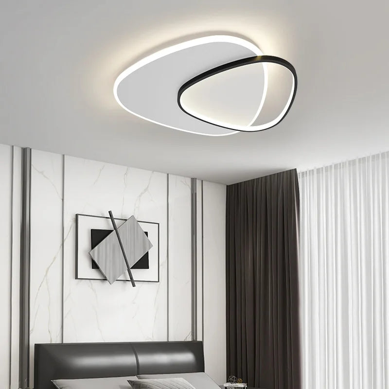 plafonnier led ultra mince moderne avec télécommande luminaria - vue 5 sur 13