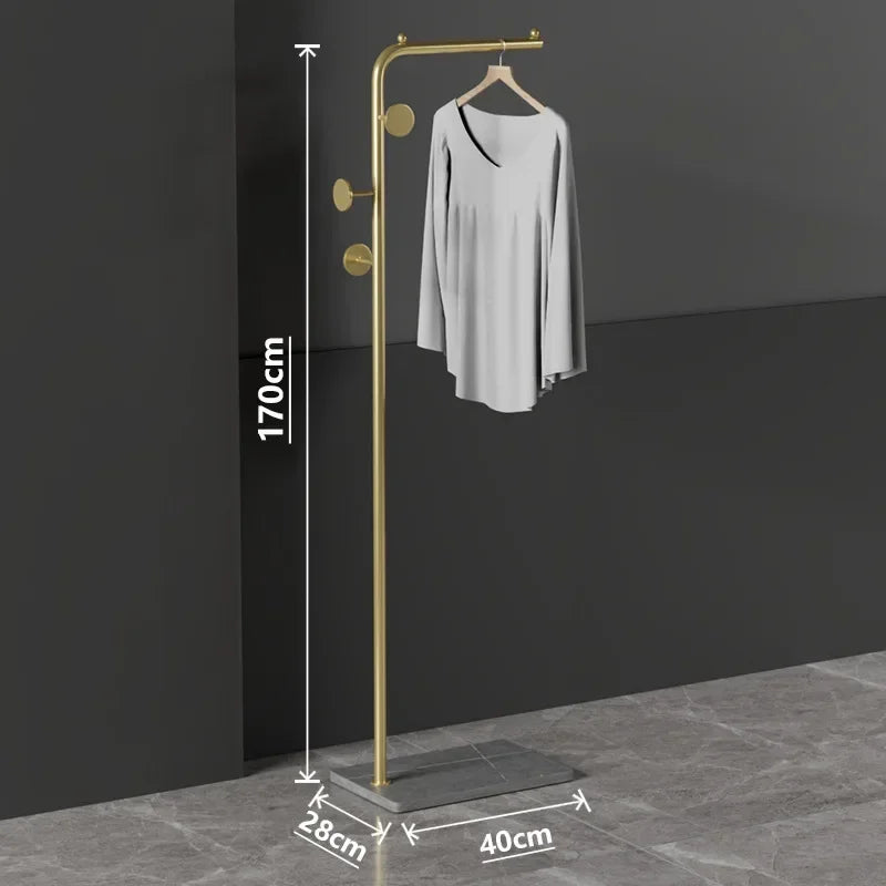 porte-vêtements nordique léger et moderne pour rangement élégant