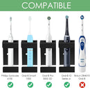 Aluminum Wall Mount Electric Toothbrush Holder for Bathroom, Shower, Toothbrush Hanger Brush Stand, Hanger Bathroom Organizer