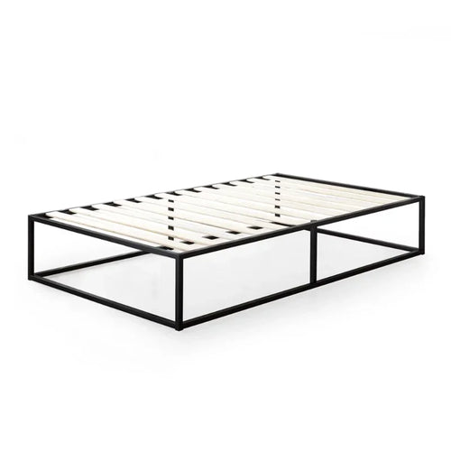 Joseph 14" Metal Platform Bed Frame, Narrow Twin bedframe bedroom furniture - vue 7 sur 6