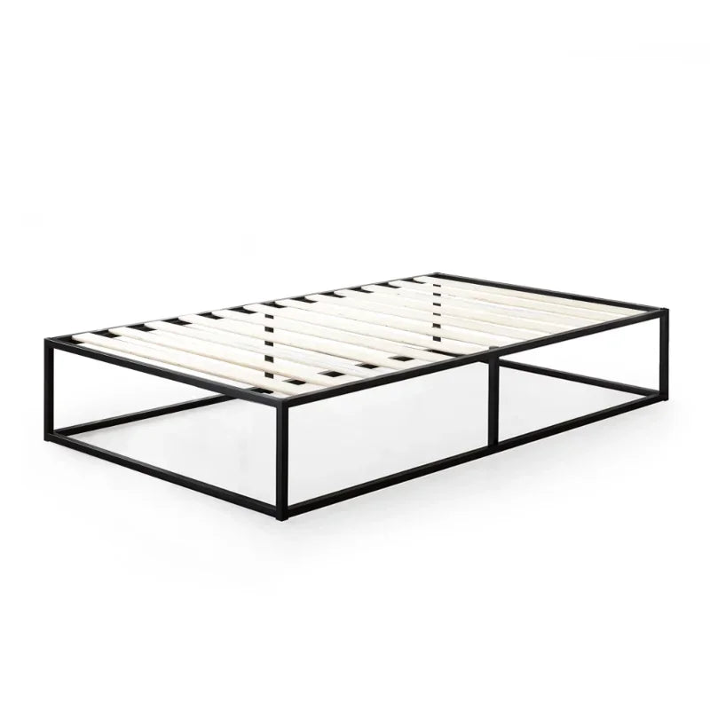 Joseph 14" Metal Platform Bed Frame, Narrow Twin bedframe bedroom furniture - vue 6 sur 6