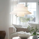 Modern minimalist fabric pendant light, living room dining room interior decoration, home decor, LED lighting fixtures