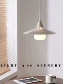 Original umbrella-shaped pendant light with colourful design for interior decoration