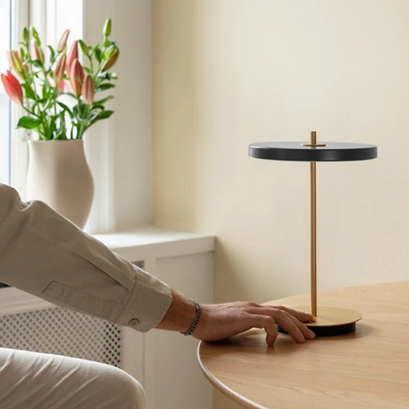Lampadaire LED nordique variateur intérieur salon chambre étude - vue 6 sur 11