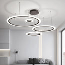 Modern minimalist nordic LED chandelier italian creative ring
