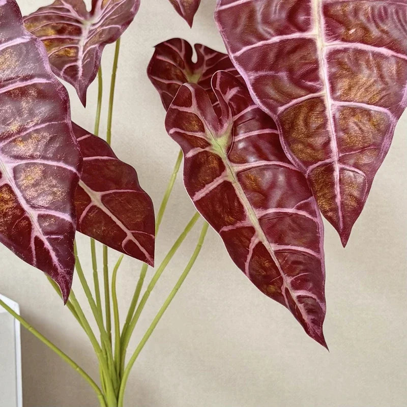 plante artificielle à 9 têtes pour décoration intérieure et extérieure - vue 6 sur 11