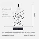 Modern Simple Design LED Ceiling Light, Penthouse Lobby Duplex Corridor Hotel Lobby Living Room Ceiling Decoration Chandelier