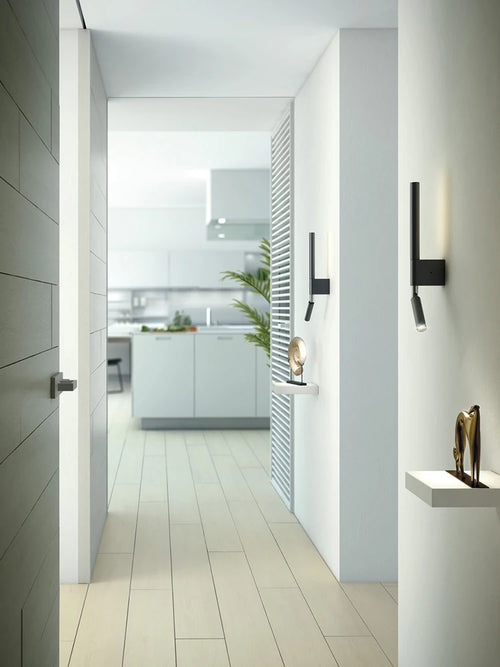 Modern minimalist Nordic wall bedside lamp with adjustable switch - vue 4 sur 8