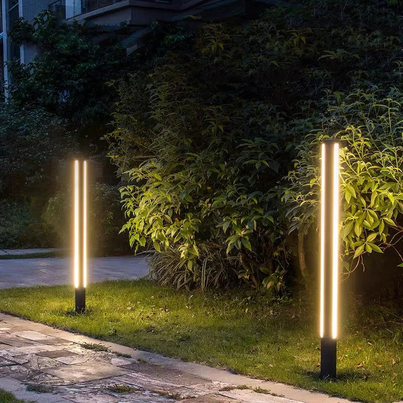 lampe extérieure led décorative étanche pour jardin et allée - vue 4 sur 8