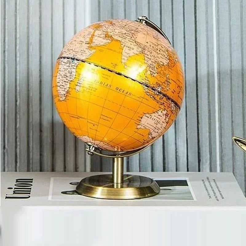 globe rotatif décoration artisanale style européen créatif pour bureau - vue 5 sur 11