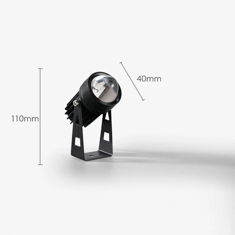 Outdoor LED wall spotlights waterproof landscape lighting - vue 9 sur 19