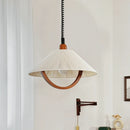 suspension en bois design pour intérieur élégant