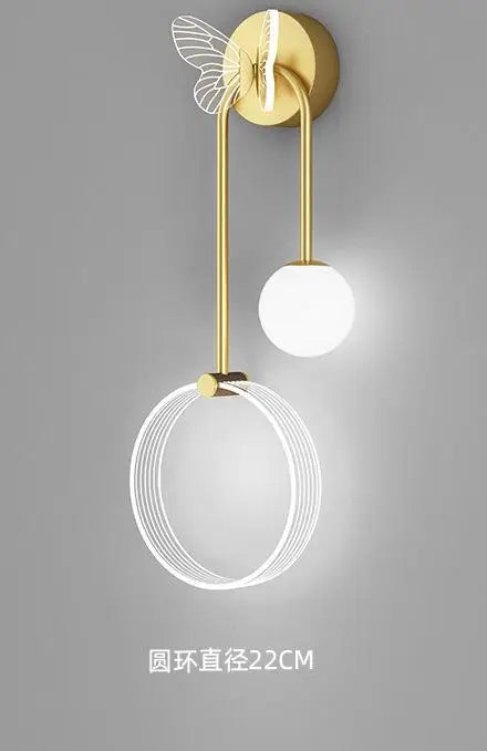 applique murale à led design nordique pour éclairage créatif intérieur - vue 11 sur 12