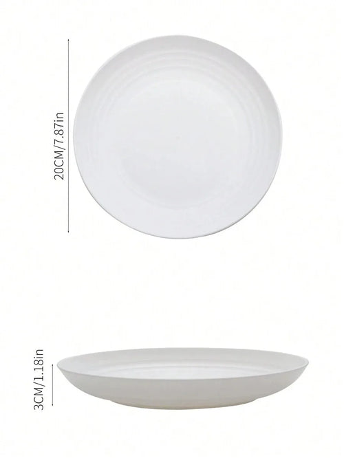 Assiettes dessert reutilisables micro ondes lave vaisselle