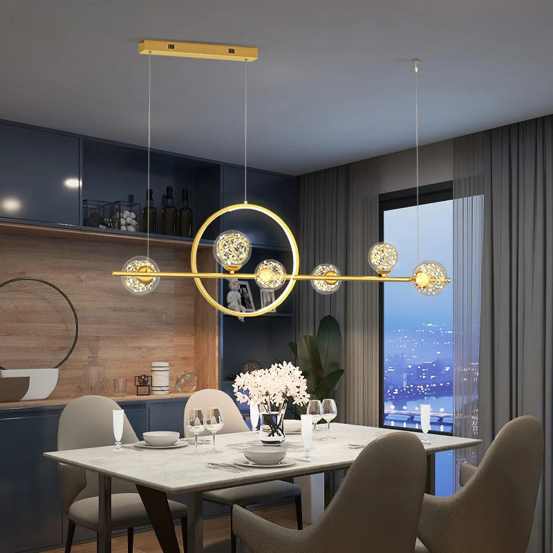 lustre nordique design pour éclairage intérieur moderne élégant - vue 6 sur 23