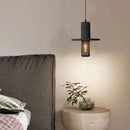 lampe suspendue vintage en ciment pour