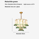 Modern Luxury Hardware Glass Chandelier Suitable for Villa Living Room Art Exhibition Hall, Hotel Bedroom Decoration Lighting